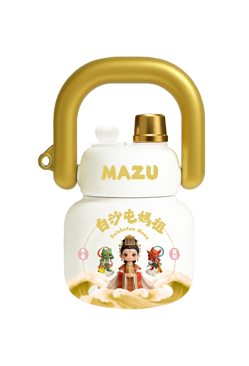 (金)白沙屯媽祖 - 發財拎拎壺 (拱授認證：114191)