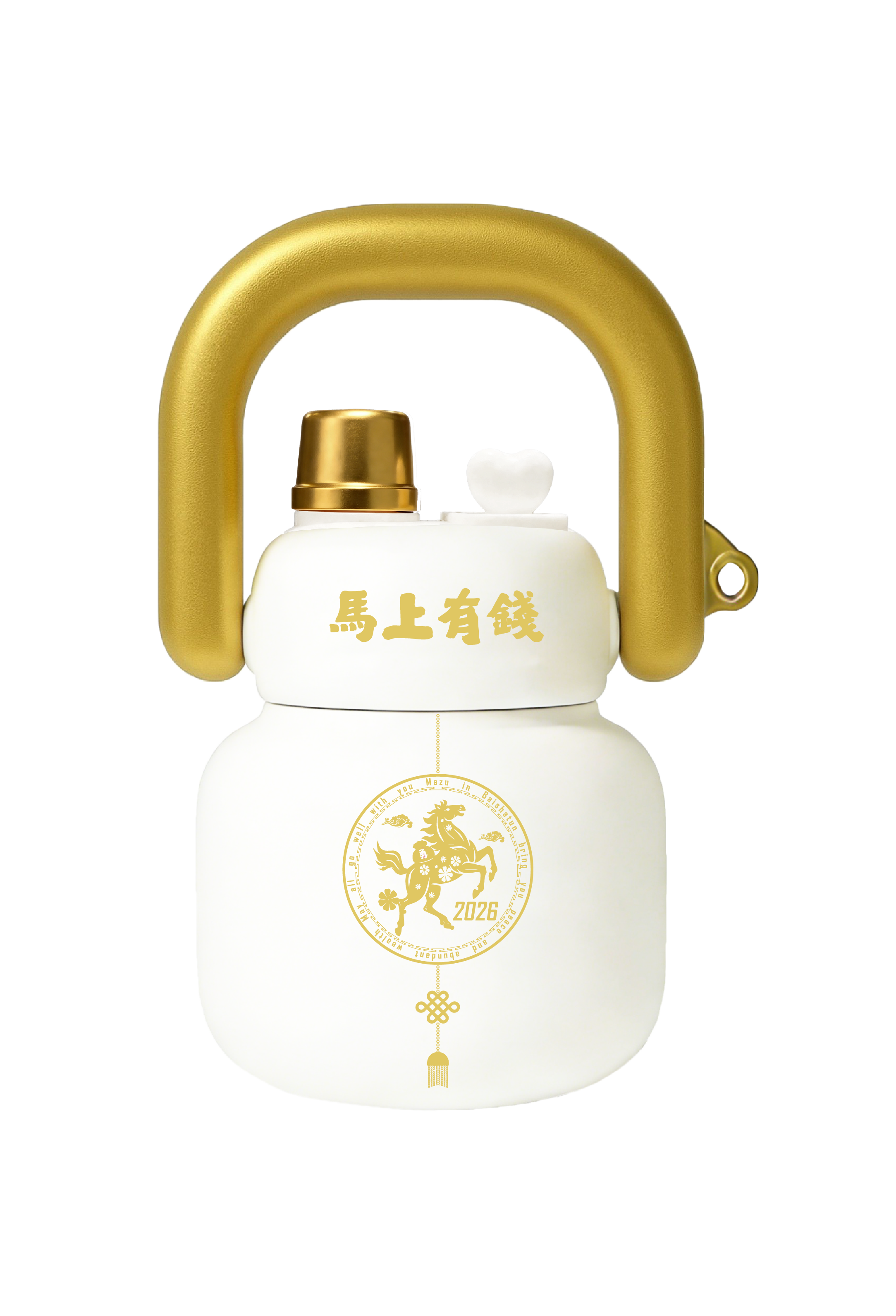 (金)白沙屯媽祖 - 發財拎拎壺 (拱授認證：114191)